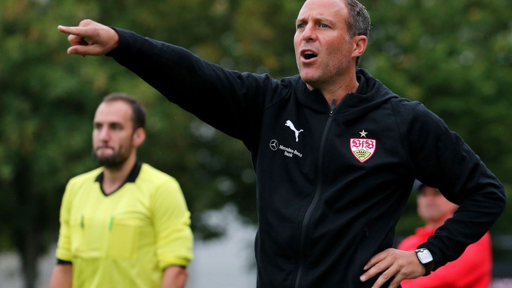 VfB-II-Trainer Marc Kienle: „Es macht absolut Sinn, mit dem aktuellen Team zu arbeiten“