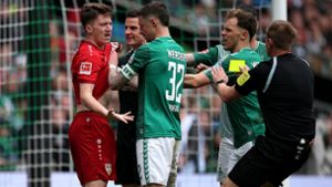 VfB Stuttgart bei Werder Bremen: „Da gehören die Fäuste nicht hin“ – hitzige Elfmeter-Diskussion in Bremen