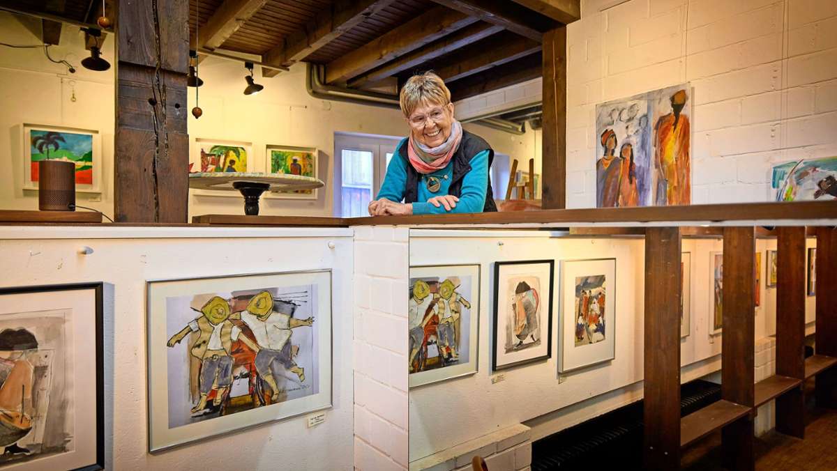 Galerie 498 in Sulzbach: Galeristin  stellt mit 87 Jahren noch einmal aus