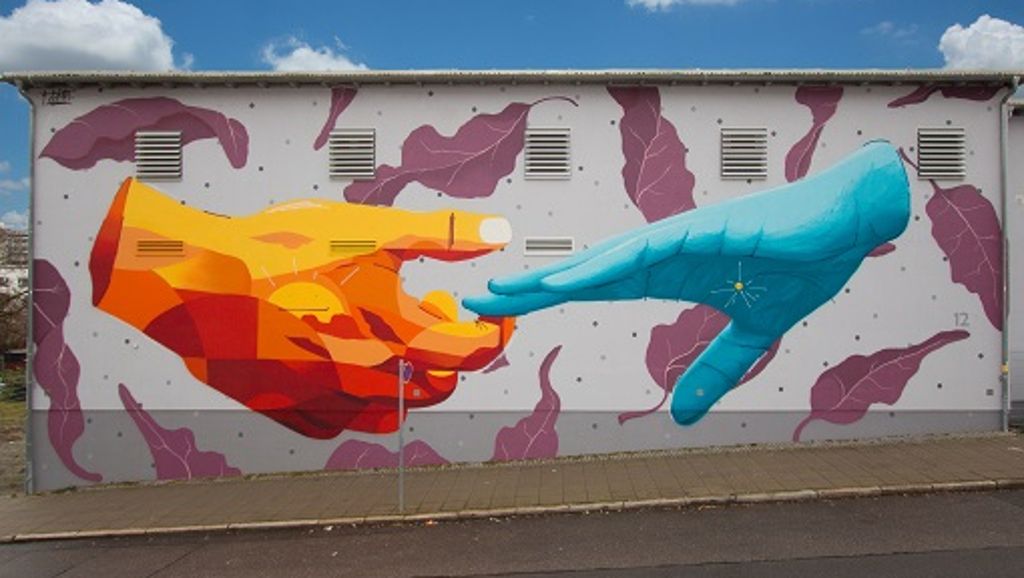 Neues Graffiti in Stuttgart enthüllt: Ein Graffiti zum Zeichen der Hoffnung