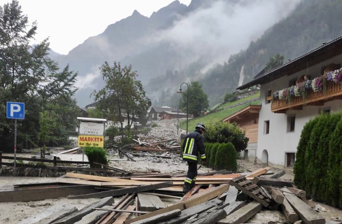 Erdrutsche in Südtirol und Trentino