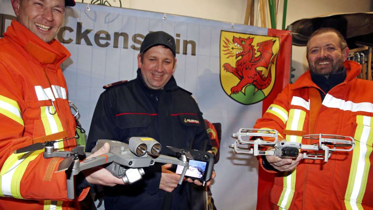 Drohnen in Drackenstein: Die fliegenden Helfer der Feuerwehr