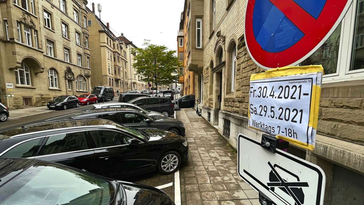 Parkplatznot in Stuttgart-West: Vielerlei Halteverbote setzen Autofahrern zu