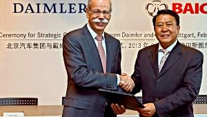 Daimler will chinesischen Partner als Aktionär