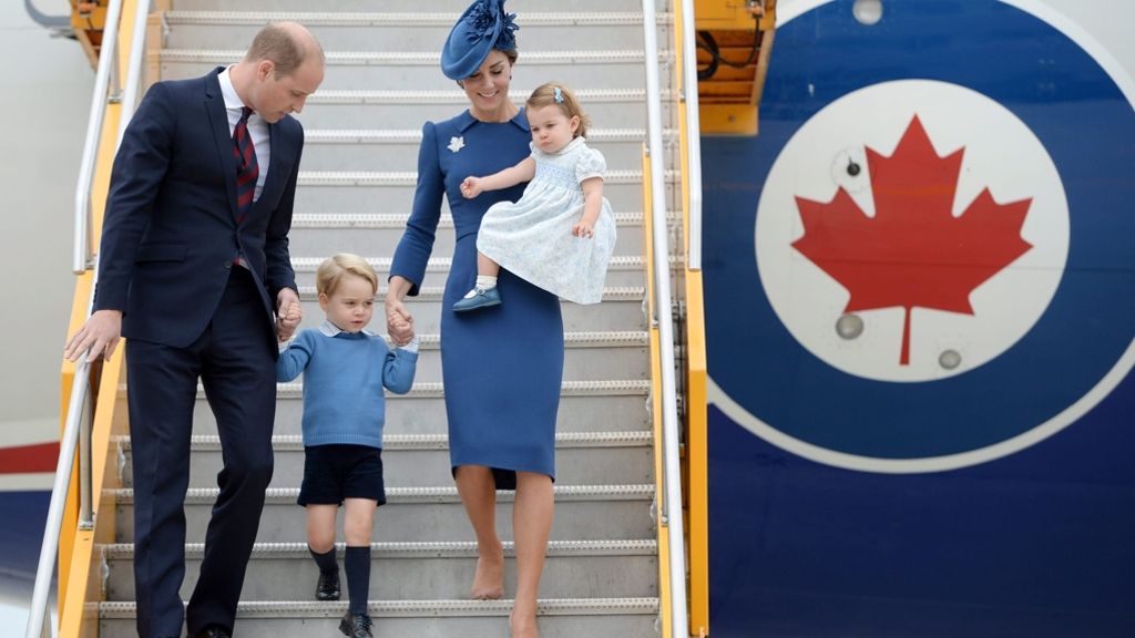 Kate und William in Kanada: George und Charlotte auf erster Auslandsreise