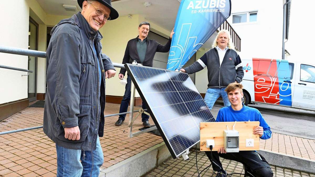 Klimaschutz in Holzgerlingen: Ein  Balkonkraftwerk für den selbsterzeugten Strom