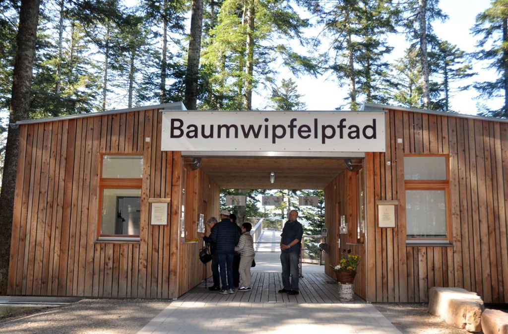 Der Baumwipfelbad in Bad Wildbad...