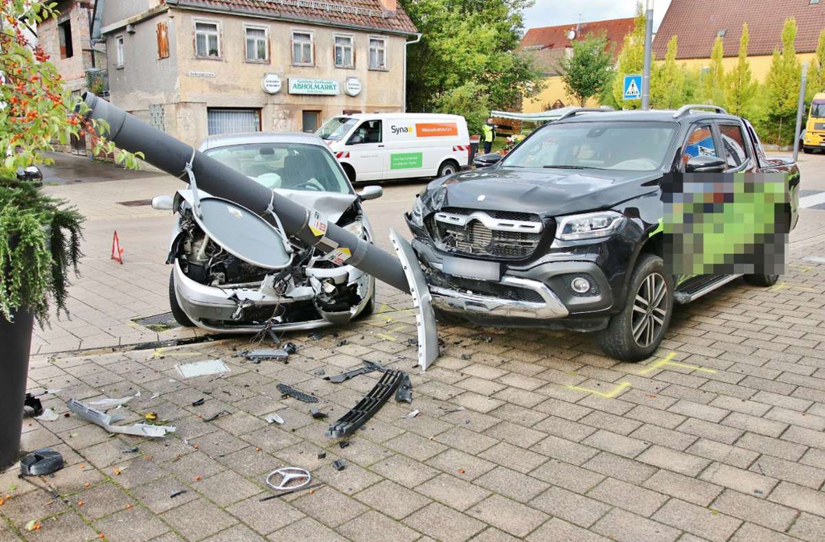 Der Unfall ereignete sich in Rudersberg. Foto: 7aktuell.de/Kevin Lermer