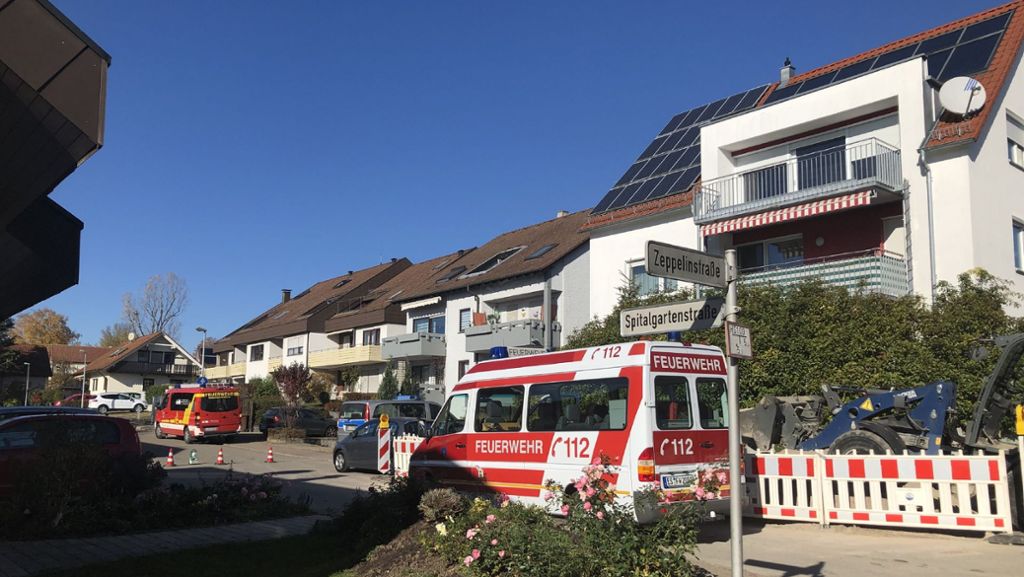 Köngen im Kreis Esslingen: 13 Häuser wegen Gasaustritt evakuiert
