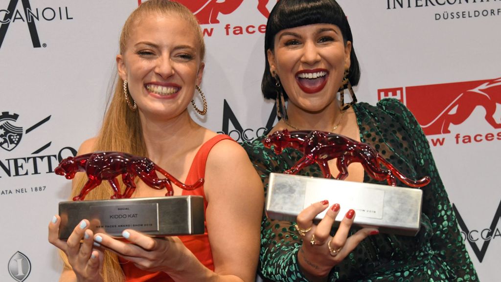 Nachwuchstalente von „Bunte“ ausgezeichnet: Nessi und Kiddo Kat bekommen den „New Faces Award“