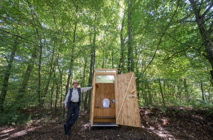 Tübingen bekommt ökologische Waldtoilette