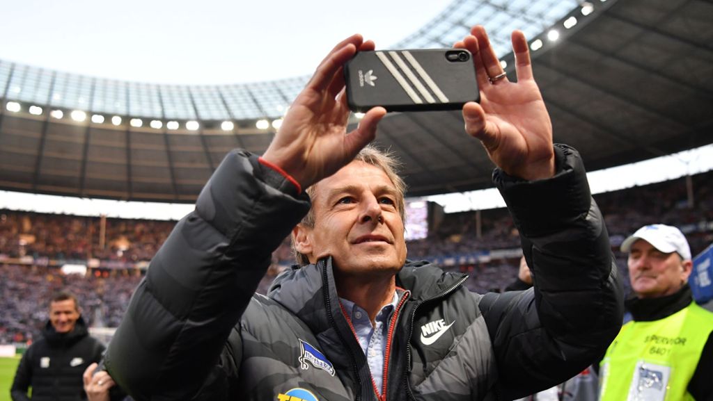 Hertha-Trainer zeigt Video: Das hat Jürgen Klinsmann im Berliner Stadion gefilmt