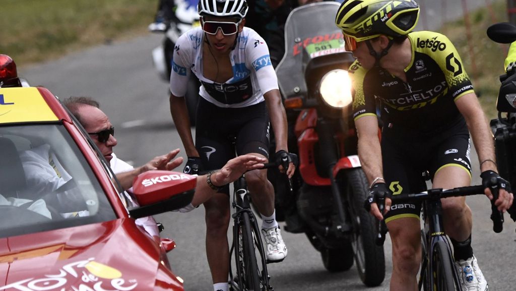 Tour de France: 19. Etappe wegen Hagelsturms abgebrochen