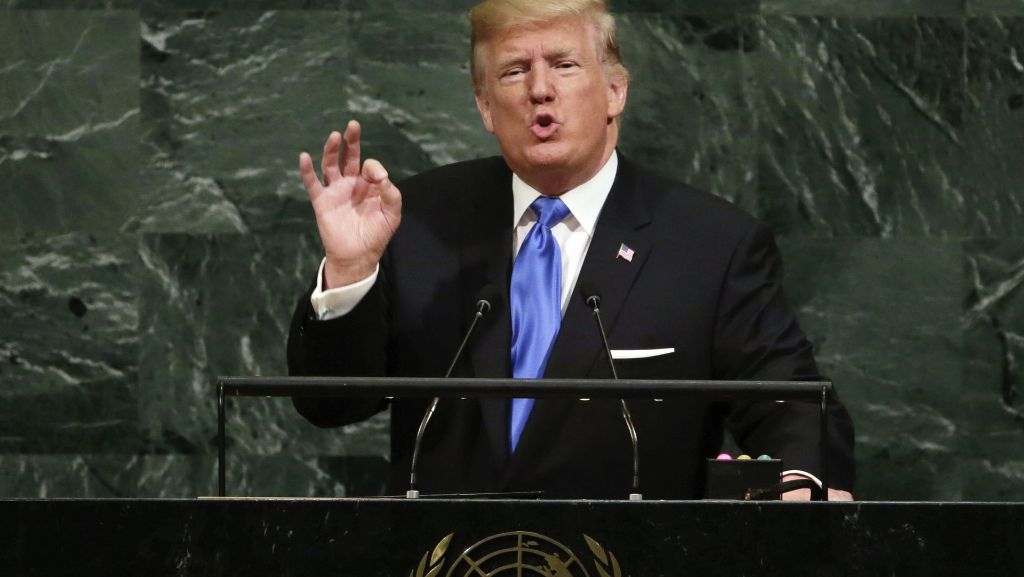 Erste Rede vor Vereinten Nationen: Trump wiederholt „America-First“-Bekenntnis