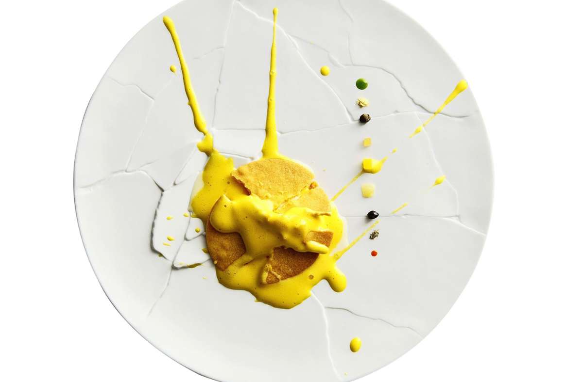 „Oops, I dropped the lemon tarte“ – das Dessert von Massimo Bottura ist mittlerweile weltberühmt. Foto: PAOLO TERZI Fotografo, Modena/PAOLO TERZI Fotografo, Modena