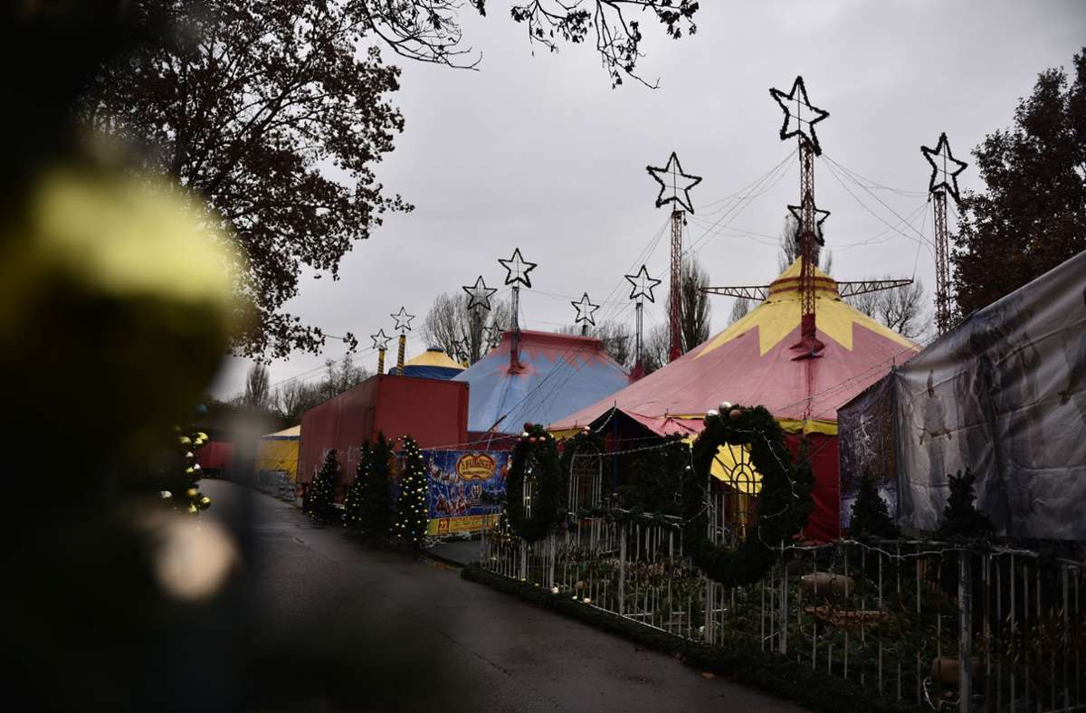 Der Waiblinger Weihnachtszirkus wurde das Opfer von Einbrechern. Foto: StZ/Weingand