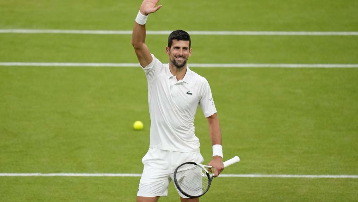 Tennisturnier in Wimbledon: Novak Djokovic steht im Finale