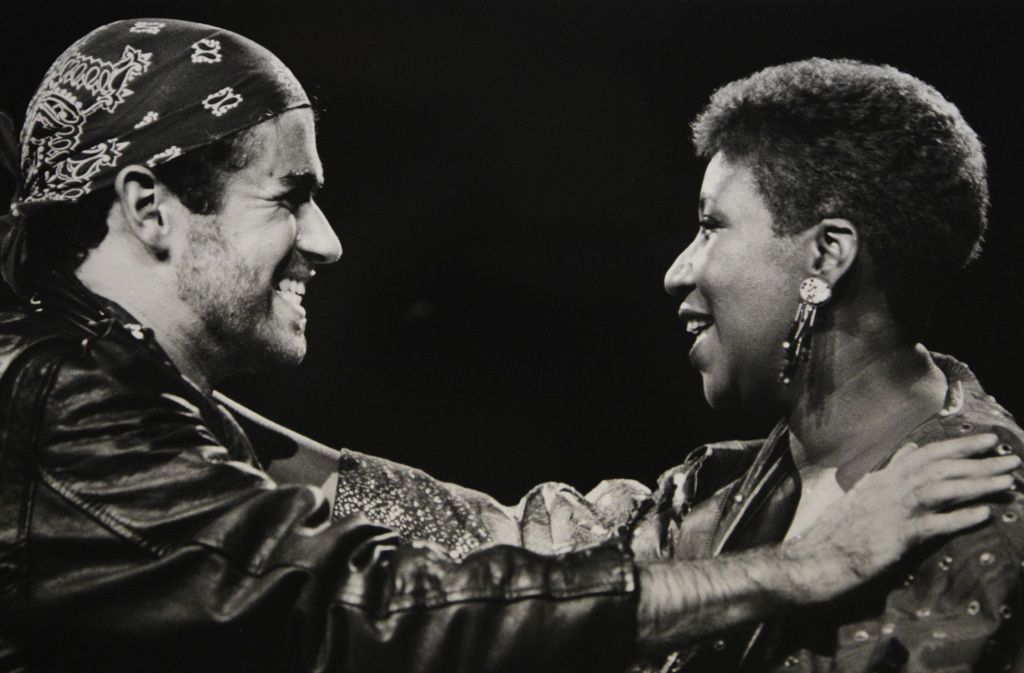 George Michael ging in dieser Zeit mit Superstars wie Aretha Franklin (Foto), Ray Charles, ...