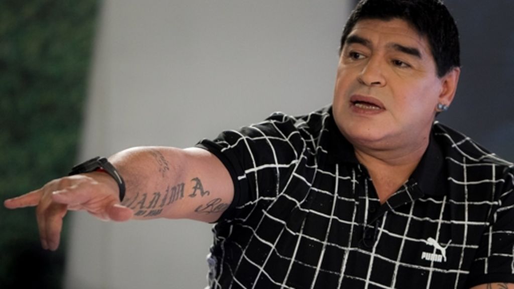 Maradona mit Schmollmund: Diego, was ist bloß aus dir geworden?