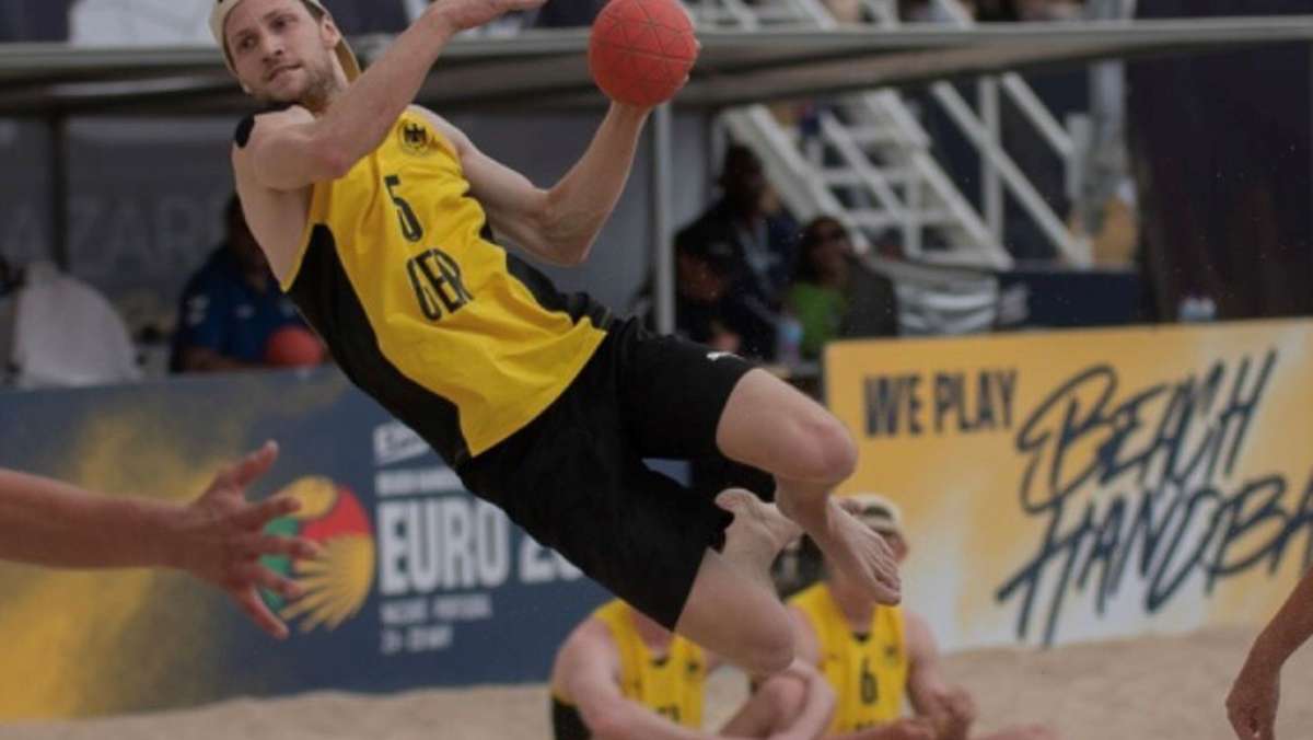 Beachhandballer  bei den European Games: Moritz Friedel und sein Traum vom Sandspektakel bei  Olympia