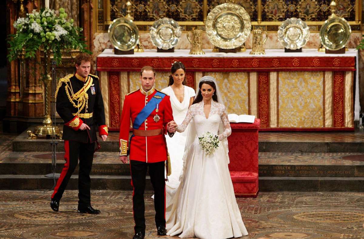 2011: Bei der Hochzeit von Prinz William mit Kate Middleton war Harry Trauzeuge.