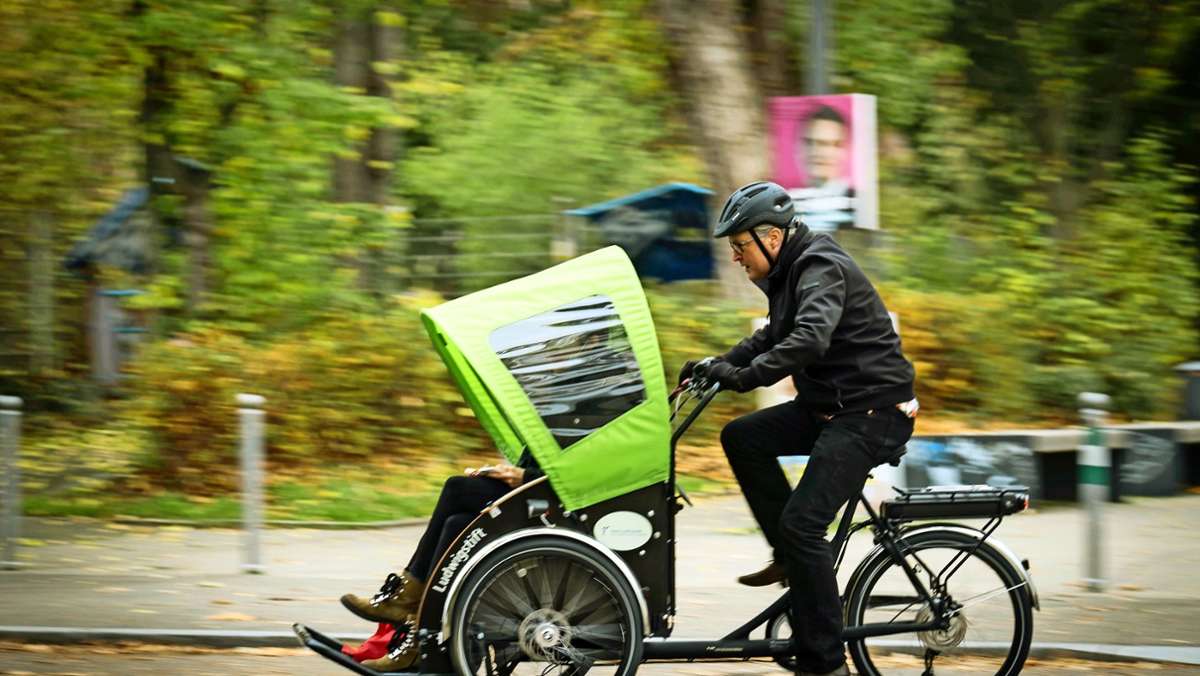 Angebot für Heimbewohner in Stuttgart: Eine Rikschafahrt gegen die Einsamkeit in Corona-Zeiten
