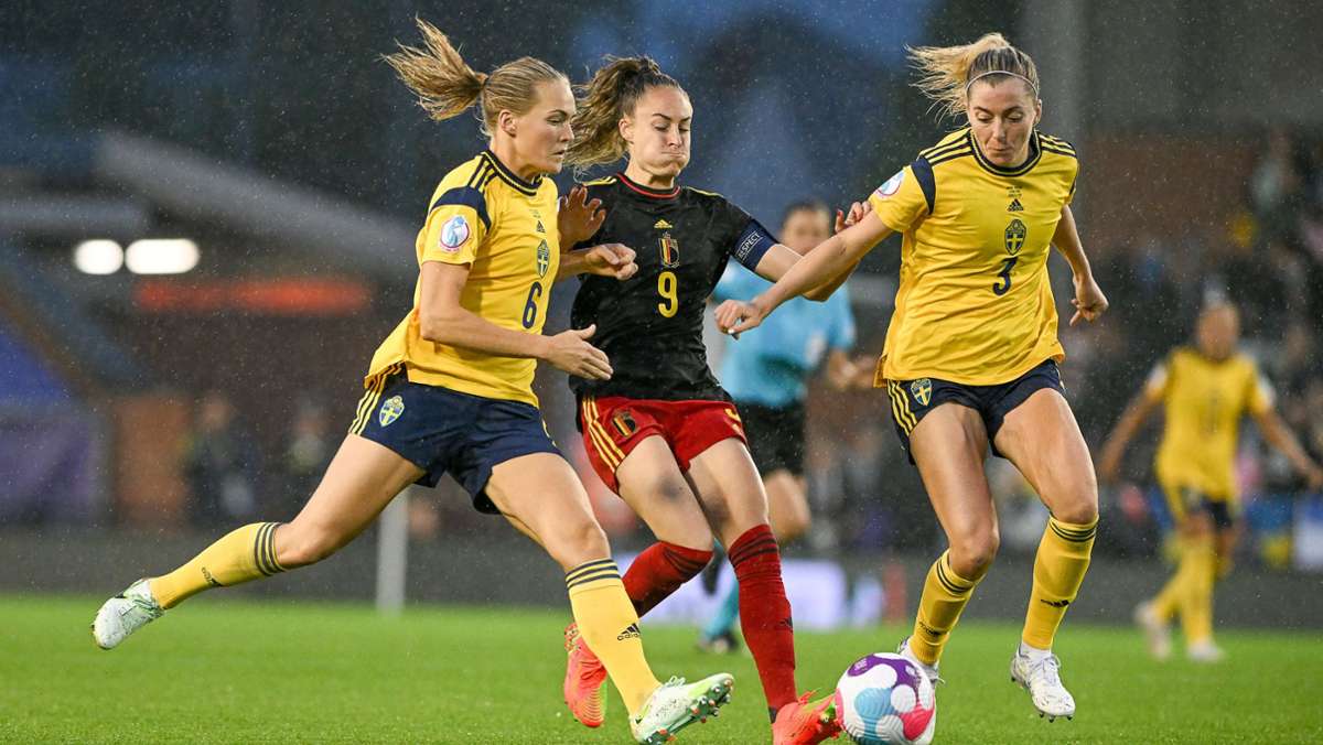 Frauen-EM: Schweden  steht nach Last-Minute-Sieg im Halbfinale