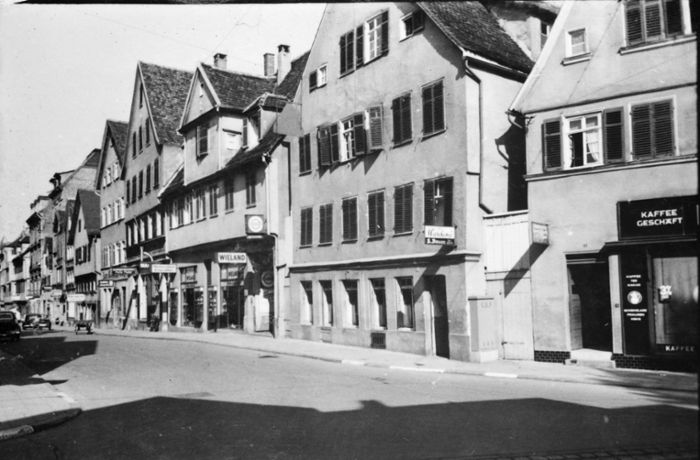 Stuttgart 1942: Früher Rote Straße, heute Theo Heuss