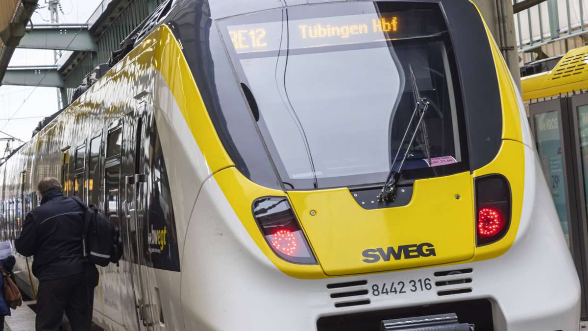 Zwischen Mössingen und Tübingen: Bahnstrecke stundenlang   gesperrt