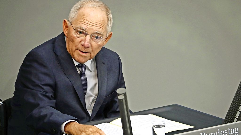 Schäuble tritt zur Bundestagswahl an: Der Rekordhalter erfüllt seine Aufgabe