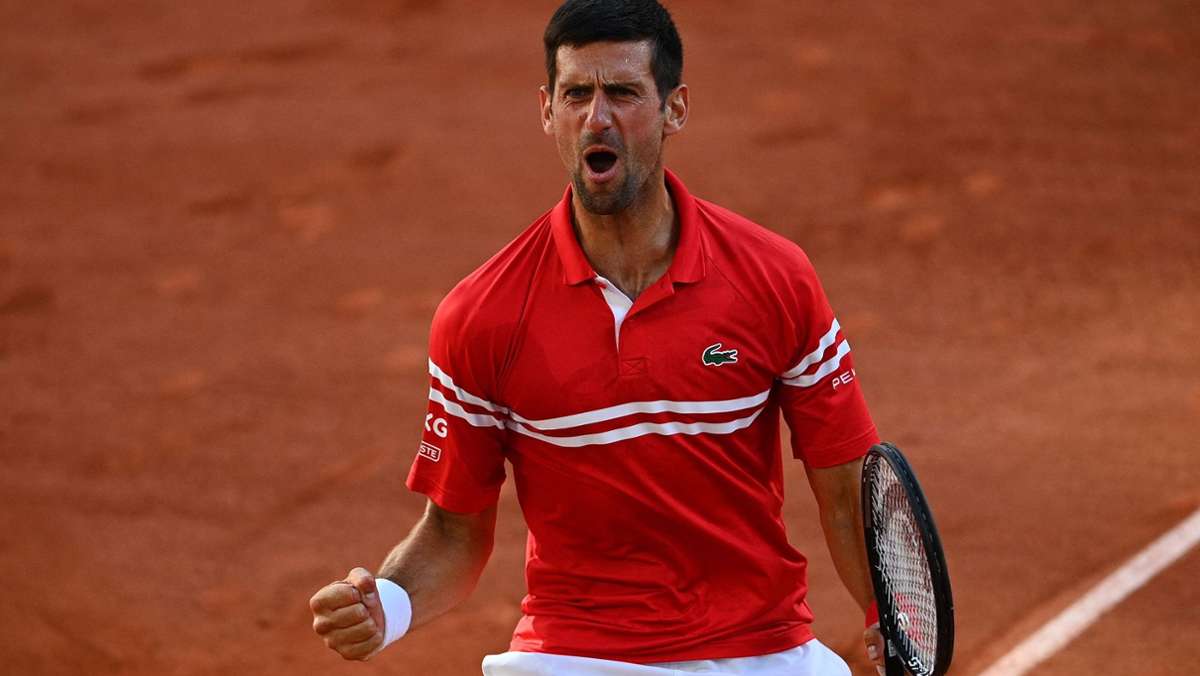 French Open: Novak Djokovic dreht Finale gegen Stefanos Tsitsipas