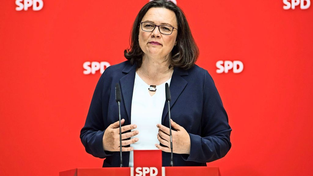 Andrea Nahles zu Türkei-Hilfen: SPD-Chefin will die Türkei nicht fallen lassen