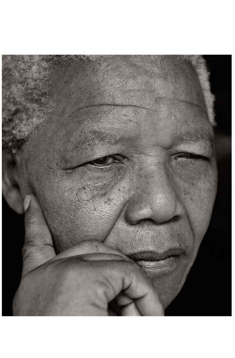Nelson Mandela, Galionsfigur des Anti-Apartheidskampfes, 1994. In dem Jahr wurde er der erste schwarze Präsident Südafrikas