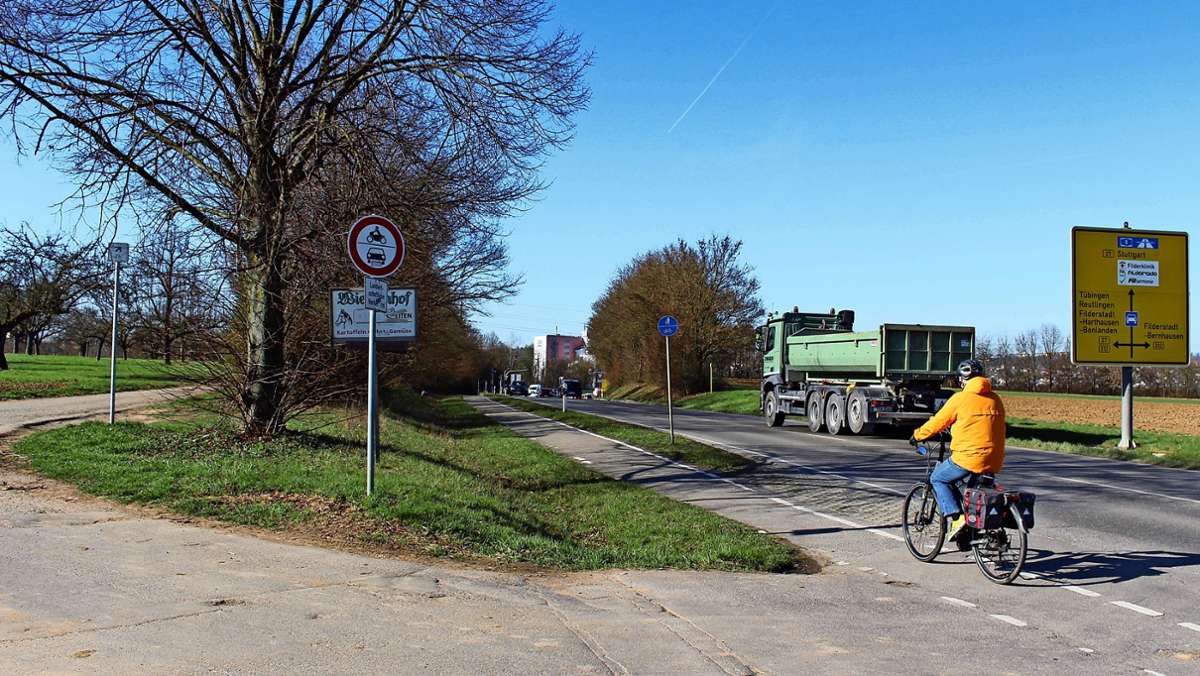 Verkehr in Filderstadt: Radweg könnte mit B-27-Ausbau kollidieren