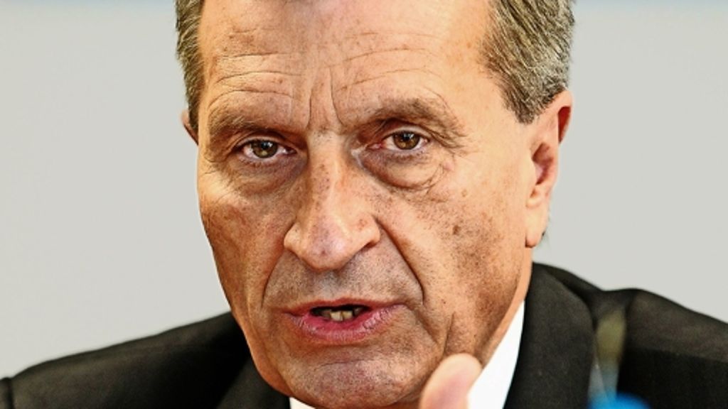 Interview mit Günther Oettinger: „Wir sind noch nicht ehrlich genug“