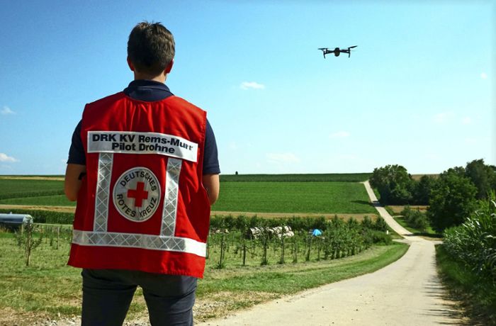 Rotes Kreuz Rems-Murr: Warum das DRK jetzt Drohnen einsetzt