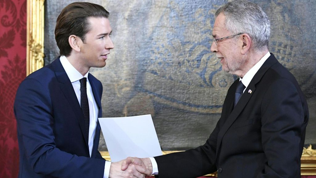 Jüngster Regierungschef Europas: Sebastian Kurz als Kanzler in Österreich vereidigt