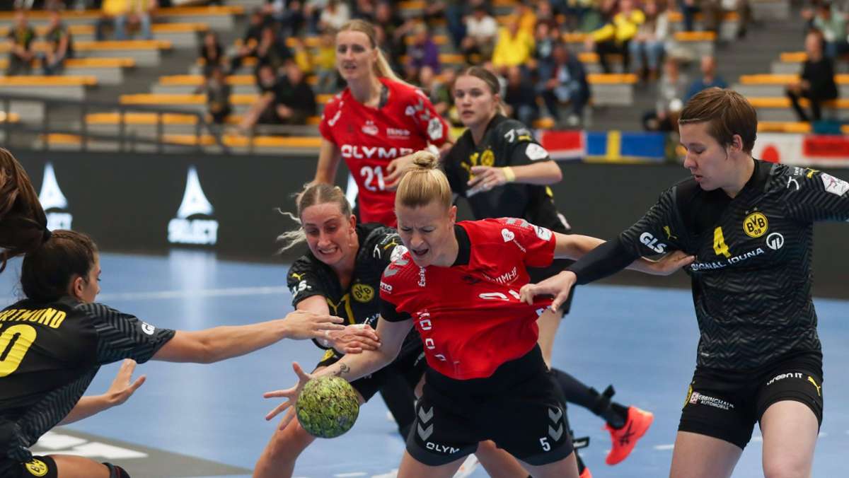  Mit 60:0 Punkten hatte sich Borussia Dortmund die deutsche Meisterschaft gesichert. In der neuen Saison der Frauenhandball-Bundesliga ist die SG BBM Bietigheim Favorit. Was sind die Gründe? 