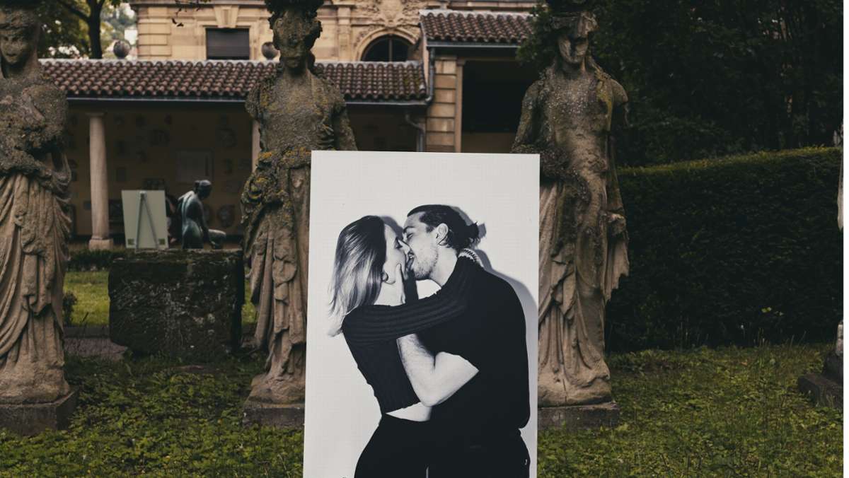 Kuss-Fotos im Lapidarium: Wenn Stuttgarter knutschen