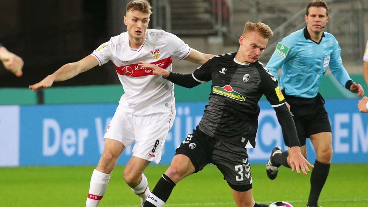 VfB Stuttgart gegen SC Freiburg im DFB-Pokal: „Eigentlich wollte ich den ins rechte Eck machen“