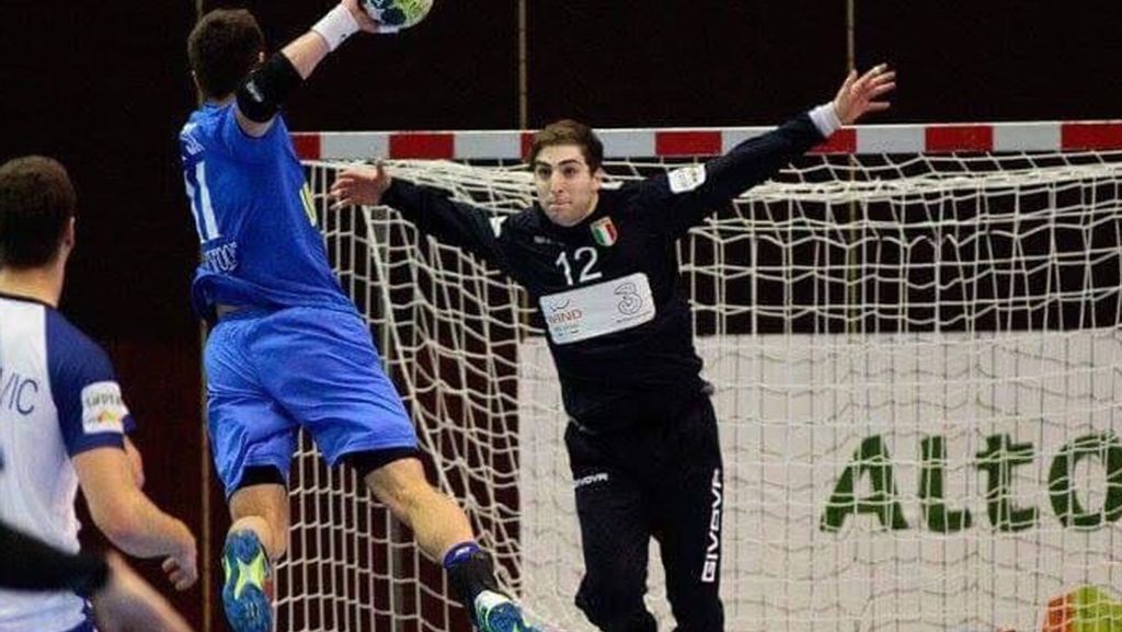 Nationalspieler der SG BBM Bietigheim: Domenico Ebner – mit Herzblut in Italiens Handball-Tor