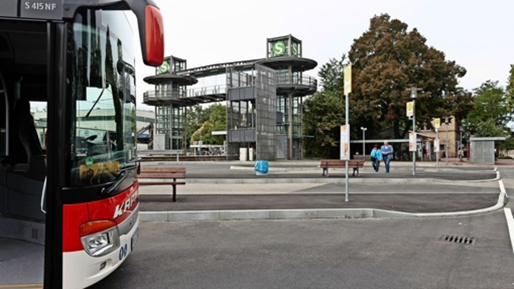 Ditzingen: Busbetrieb  muss trotz Bahnhofumbaus ungestört laufen