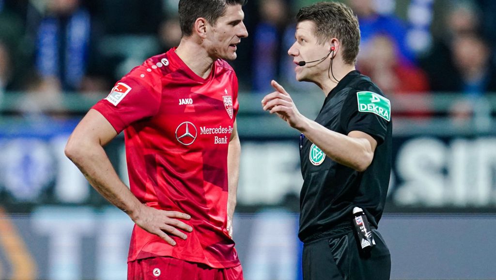 Mario Gomez: „Wahnsinn“: VfB-Stürmer schießt am Sky-Mikro gegen Videobeweis