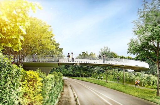Finanzspritze für die neue Geh- und Radwegbrücke
