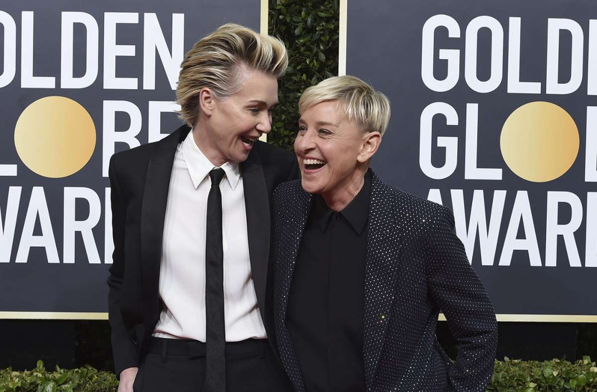 Talkmasterin Ellen DeGeneres (rechts) und ihre Frau Portia de Rossi