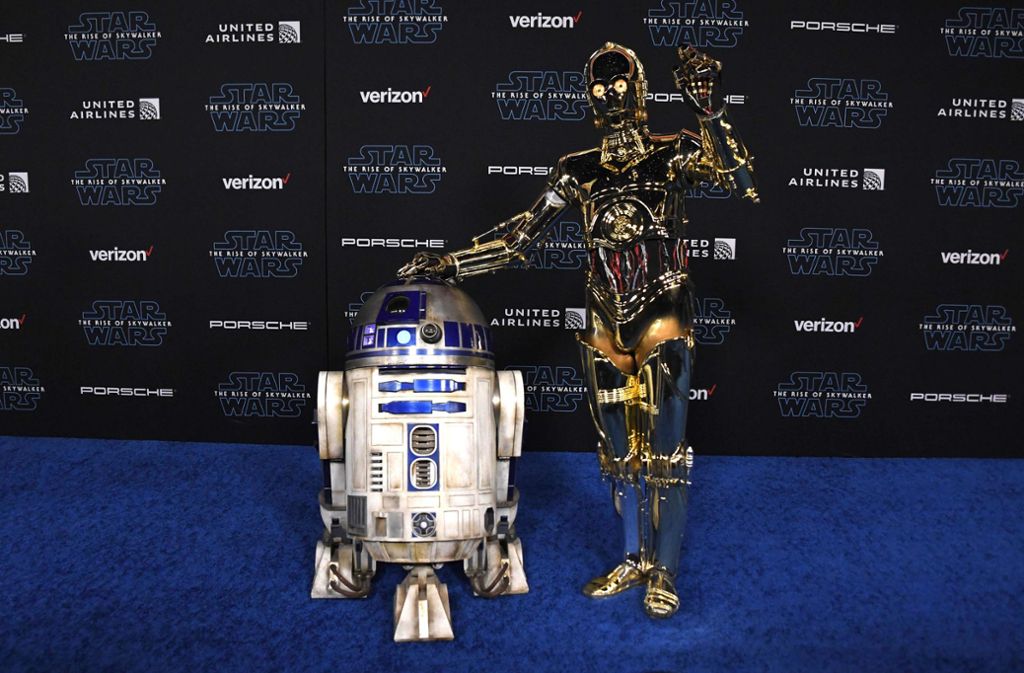 Mit von der Partie waren auch R2-D2 und C-3PO.