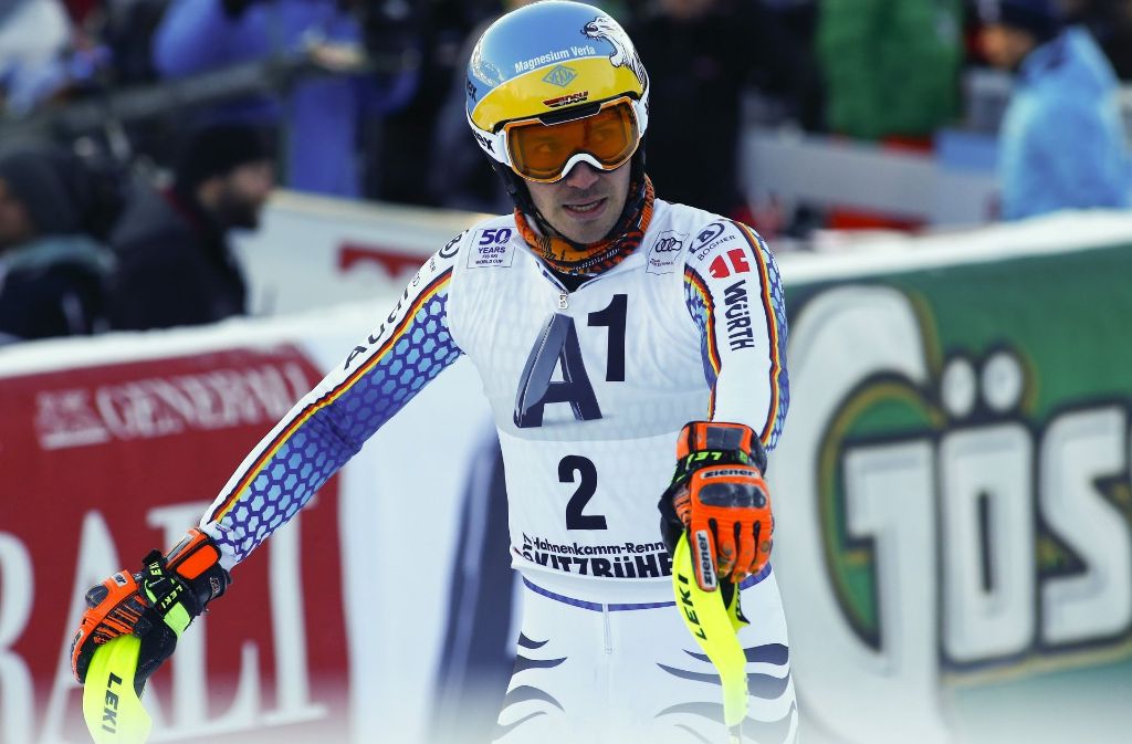Enttäuscht: Felix Neureuther nach seinem zweiten Lauf im Slalom. Foto: AP