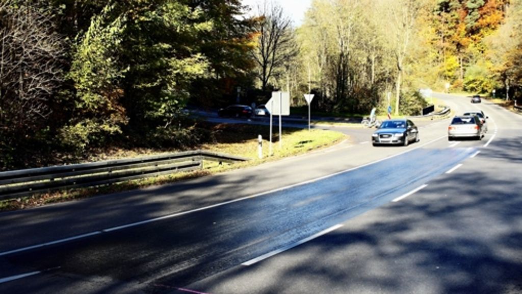 Straßenarbeiten in Steinenbronn: Landesstraße erneut repariert