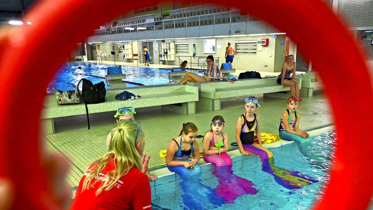 Mermaiding in Ludwigsburg: Meerjungfrauen schwimmen schöner