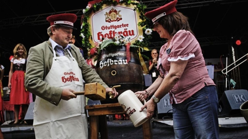 Brauereifest in Heslach: Hofbräu feiert mit Bierkönigin